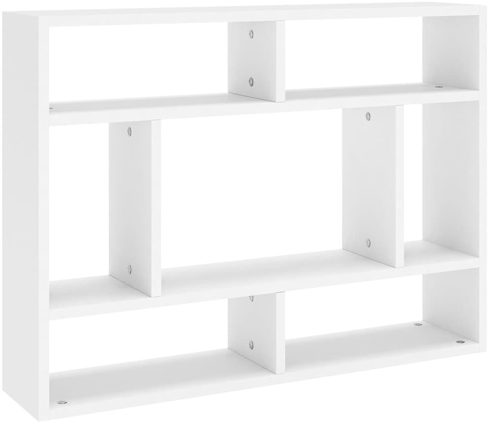 vidaXL Étagère murale Blanc 75x16x55 cm Bois d’ingénierie