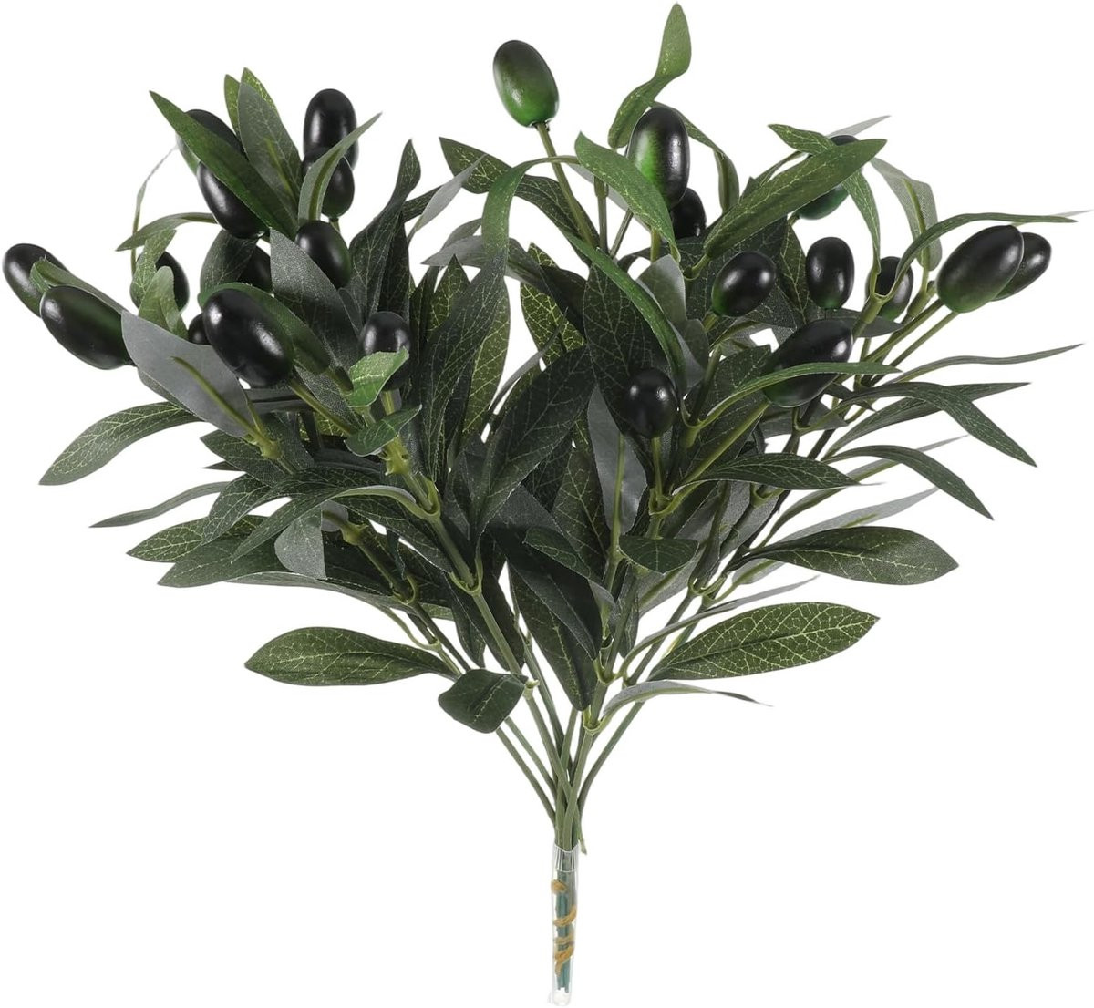 ShopVlot Olijftakken kunstplanten groen, 12 stuks, hoogte: 30 cm