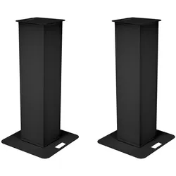EUROLITE 2x Stage Stand 150cm inkl. Cover und Tasche, schwarz