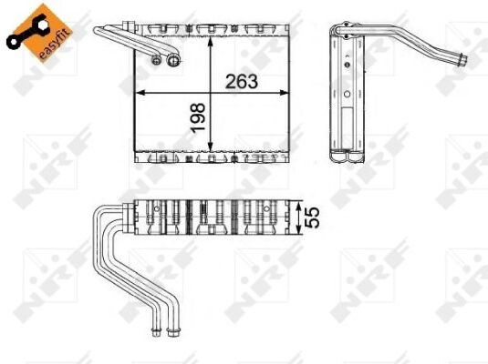 Nrf Verdampfer, Klimaanlage Easy Fit 36142 Für Volvo