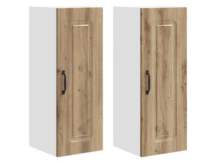 IBUQDDV Küchenschrank Kalmar 2 Stück Artisan-Eiche Holzwerkstoff Rechteckige Form, robuster Rahmen, großer Stauraum, schneller Einbau, Innenbereich Küche, pflegeleicht