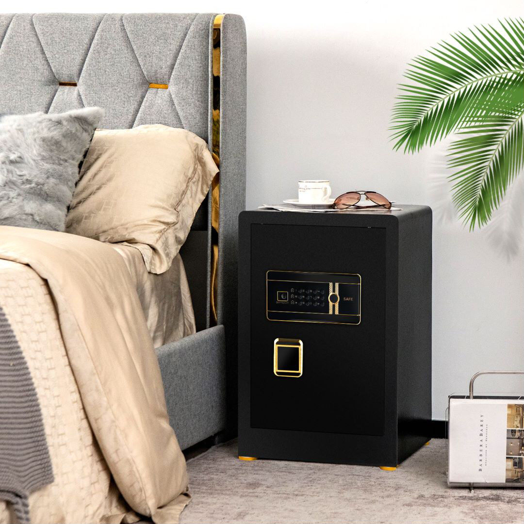 Rebrilliant Burbank Safe Box Lock Black 58cm H X 38cm W X 36cm D