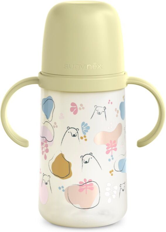 Suavinex Bear gourde pour enfant avec poignées Green 1 pcs