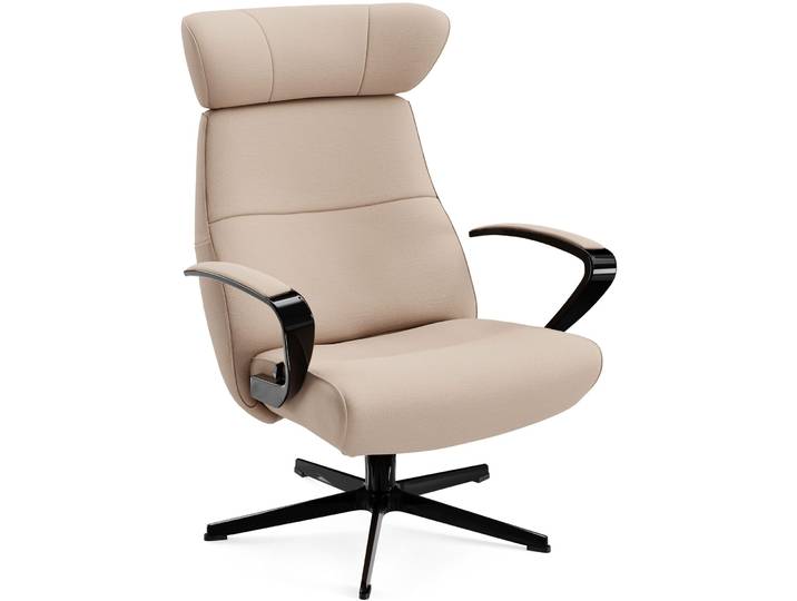 Conform Sessel Enno Lachs, Schwarz Stoff, Aluminium T 163 B 81 H 99 cm - Möbel Konfigurator: Traummöbel individuell zusammenstellen