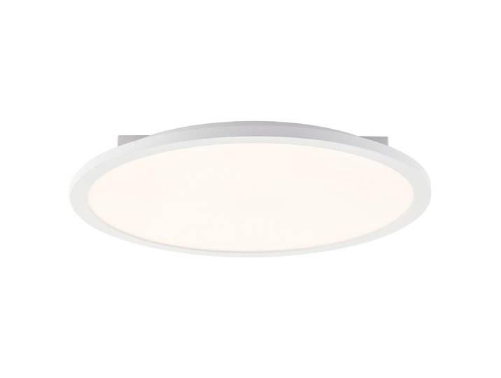 Plafonnier LED rond Ø 42cm Blanc/Blanc Aluminium verni Plastique ABS LED Module LED