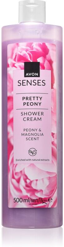 Avon Senses Pretty Peony & Magnolia crème de douche douce 500 ml
