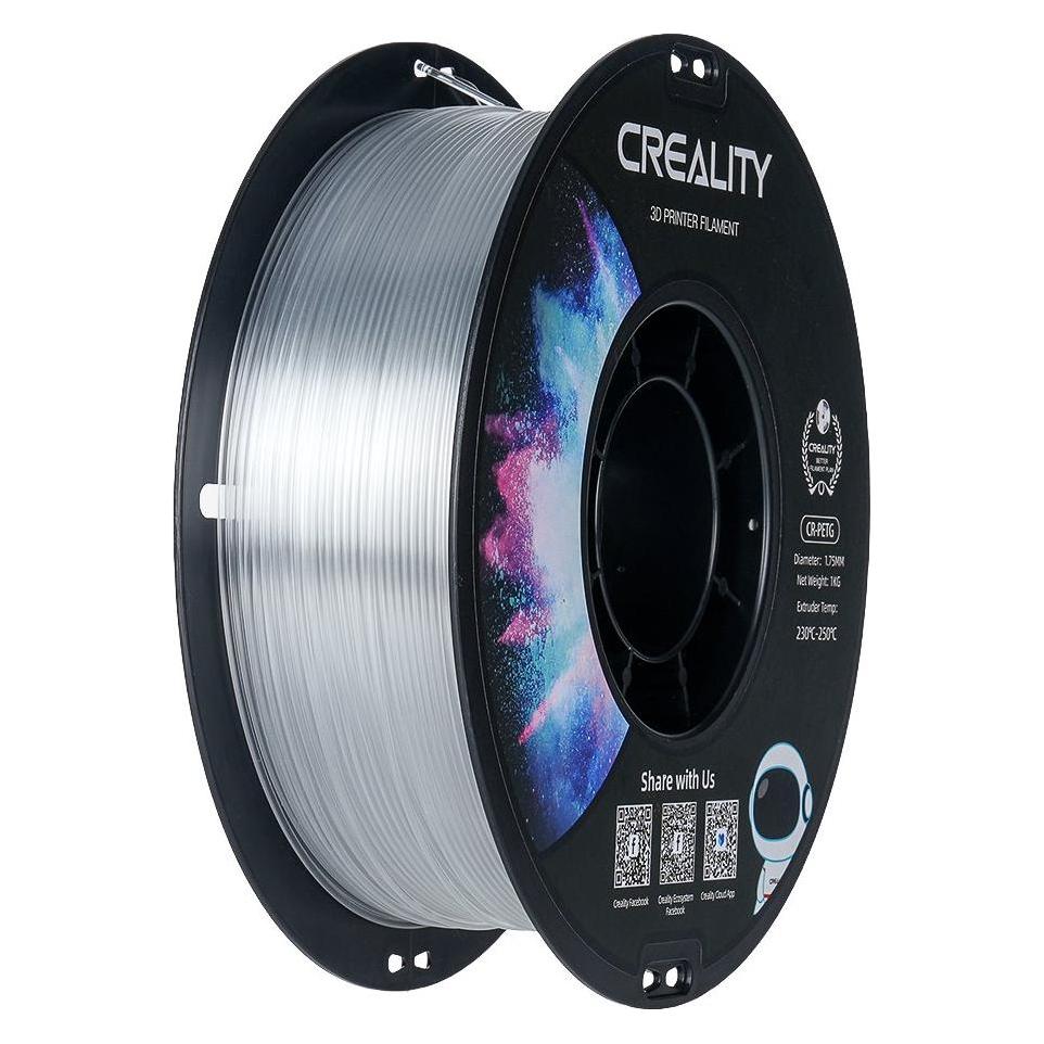 Creality PETG 1,75mm TRANSPARENT 1kg REFILL (PETG, 1000 g, 1.75 mm) (3301030129)