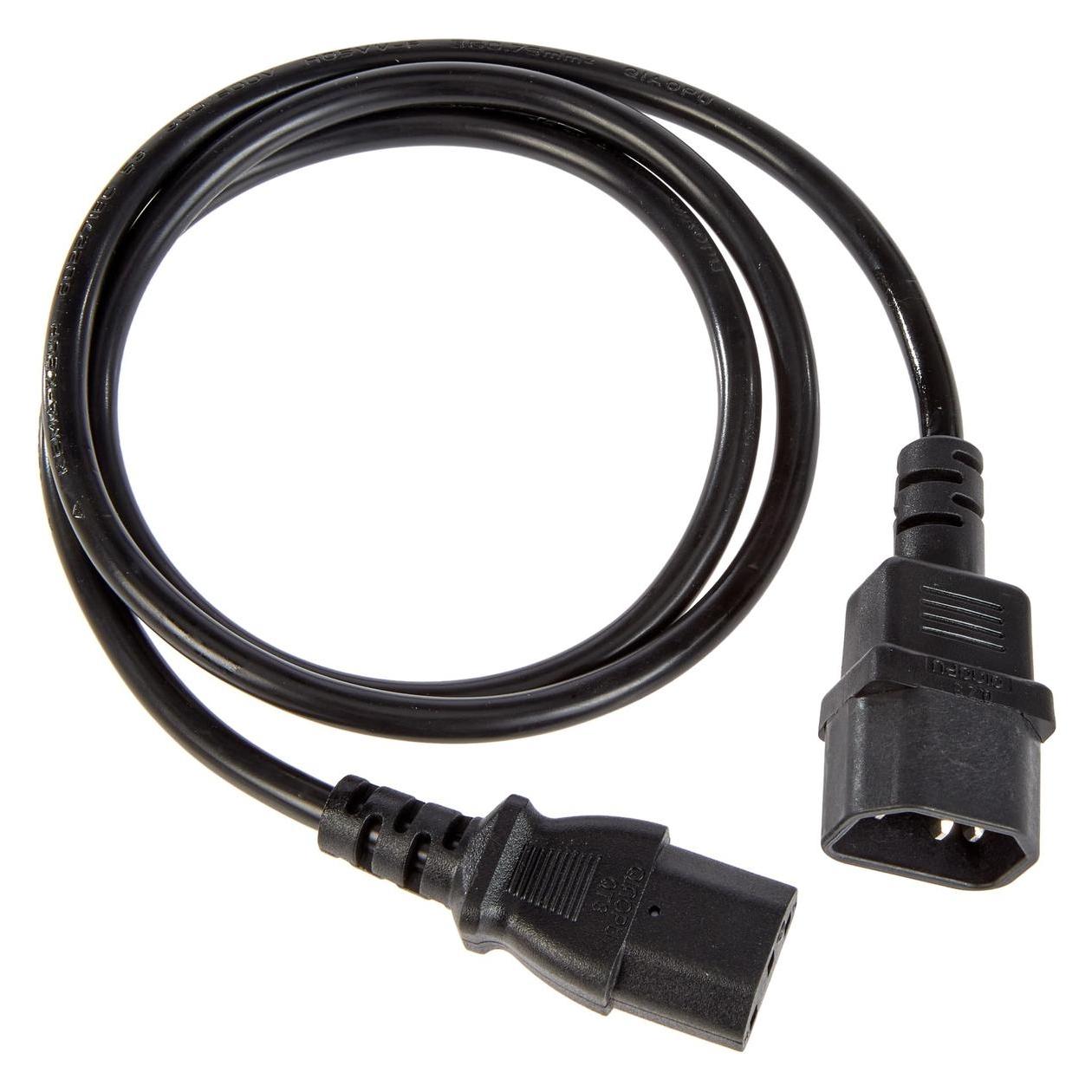 PremiumCord KPS1 power cable Black (1 m, CEE 7/4) (KPS1)
