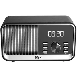 CGV Tragbares FM-Radio – CVG – BeBop FM – Bluetooth – Integrierter Akku – Schwarz (FM, Bluetooth), Radio, Schwarz
