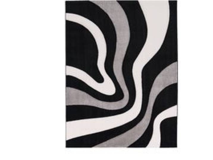 Tapis moderne Diamora noir 120x170 cm