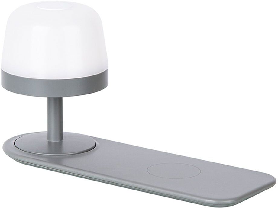NOWA LED Tischleuchte "ADAM", grau, H: 30cm, 1 Stk., Leuchten, Tischlampe/Touch Schalter/3000K, LED Tischleuchte