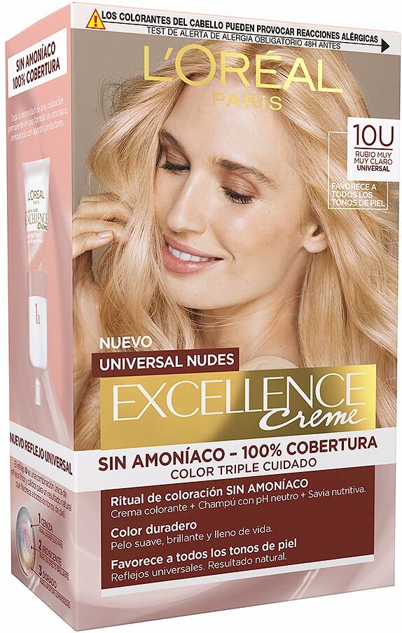L'Oréal París Teinture Excellence Nudes #10u-blond le plus clair