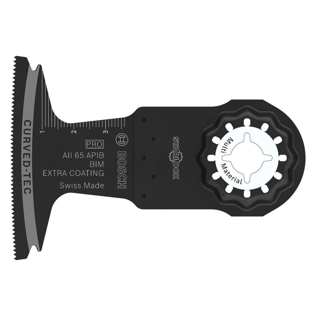 Bosch Professional Zubehör PRO AII 65 APIB Blatt für Multifunktionswerkzeuge, 65 x 40 mm (2608669078)
