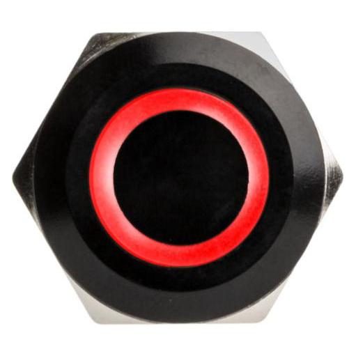 DimasTech Vandalismusschalter/-taster 22mm, Blackline Ring - RGB (PD203)