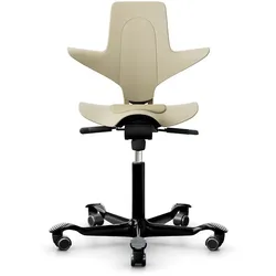 Bürodrehstuhl HÅG Capisco Puls HÅG Sitz sand beige, Designer Peter Opsvik, 55x87-115x47-54 cm