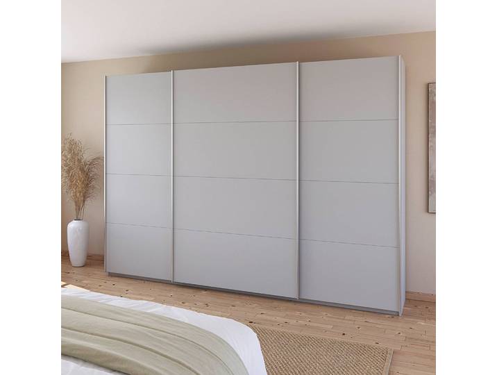 Armoire - Uni 315cm Gris/Gris soie