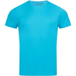 Stedman Herren Interlock Sport T-Shirt ST8000 hawaii blue S