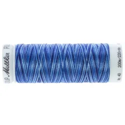 Mettler Poly Sheen Multi, Stärke: 40, 200m-Spule, blau color