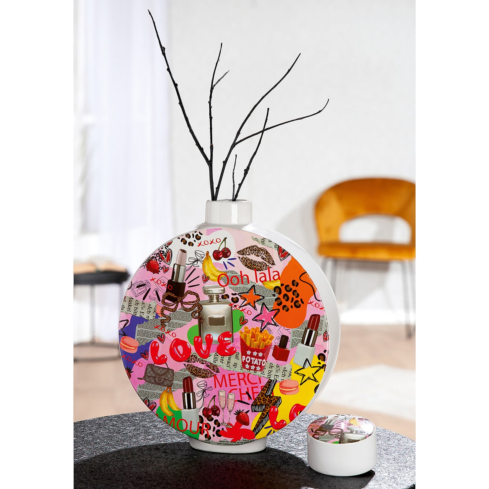 home24 Vaas OOH LALA, meerdere kleuren, Hoogte: 30 cm
