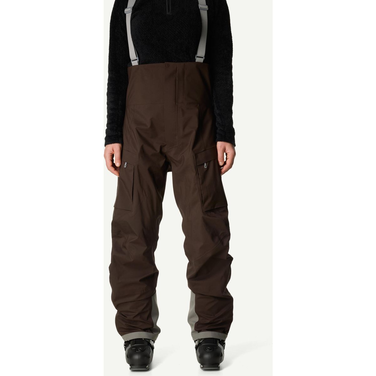 Houdini W's Rollercoaster Bib Pants II brown illusion (G17) S 810071-G17-S