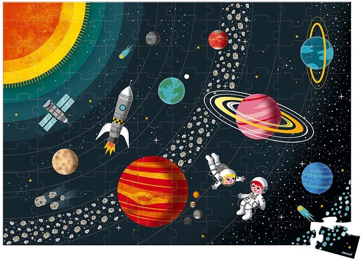 Puzzle éducatif Système Solaire 100 pcs - Janod