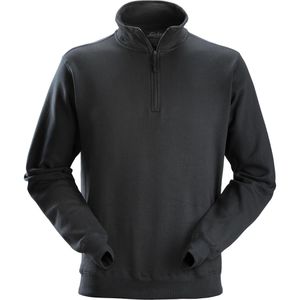 Snickers-Workwear Arbeitspullover Sweatshirt, 2818, mit Stehkragen, schwarz, Größe S