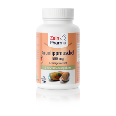 ZeinPharma Germany GmbH GRÜNLIPPMUSCHEL MIT 2% GAG u.27% Omega-3-Fettsäure 90 St 08405185