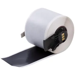Brady, Etikettenrolle, M6C-1900-439-BK, Vinyl, Schwarz, glänzend, 48.26 mm x 15.24 m, permanent, Endlos