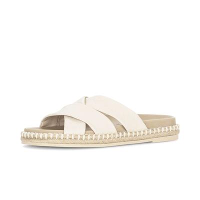 Pantolette GABOR "Pantolette", Damen, Gr. 36, beige, Schuhe Pantolette