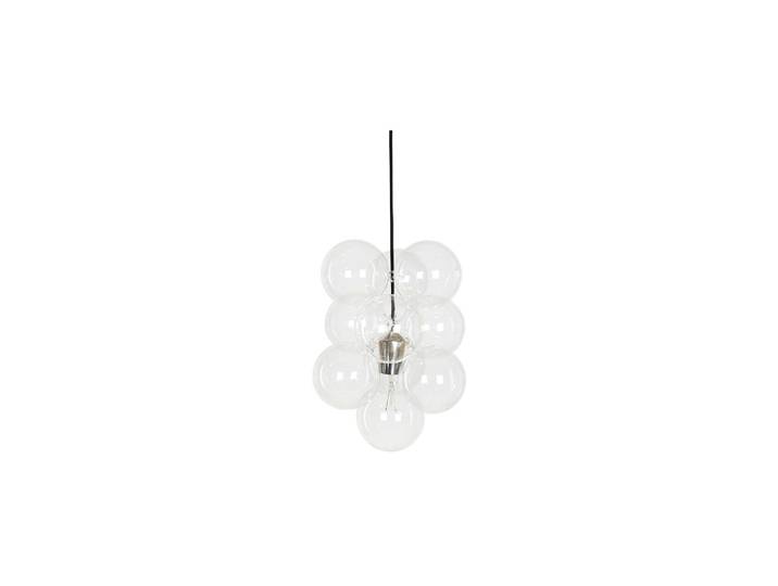 Suspension en verre transparent, E27, 1 ampoule, câble 3 m, kit -