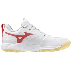 Mizuno, Damen, Hallenschuhe, Wave Momentum Pro (45), Weiss