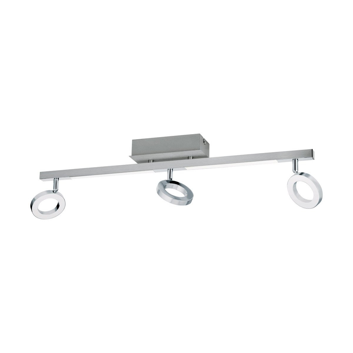 Eglo Cardillio 1 Wandlamp met 3 LED-spots in Chroom en Metaalgrijs