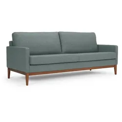 Nordic Collection Sofa Finn Stoff Washed Green 3-Sitzer