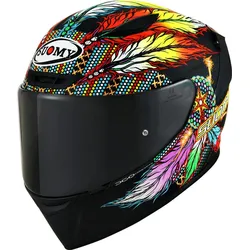 Suomy Track-1 Chieftain Multi Matt Black 2023 Helm L (59/60)