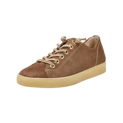 Sneaker PAUL GREEN "Paul Green Sneaker Leder", Damen, Gr. 39, Leder, braun (desert), Schuhe Sneaker