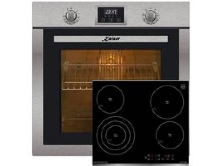Kaiser Four Set EH 6323 + KCT 6703 Autonome Inox Four électrique+plaque de cuisson électrique 60 cm