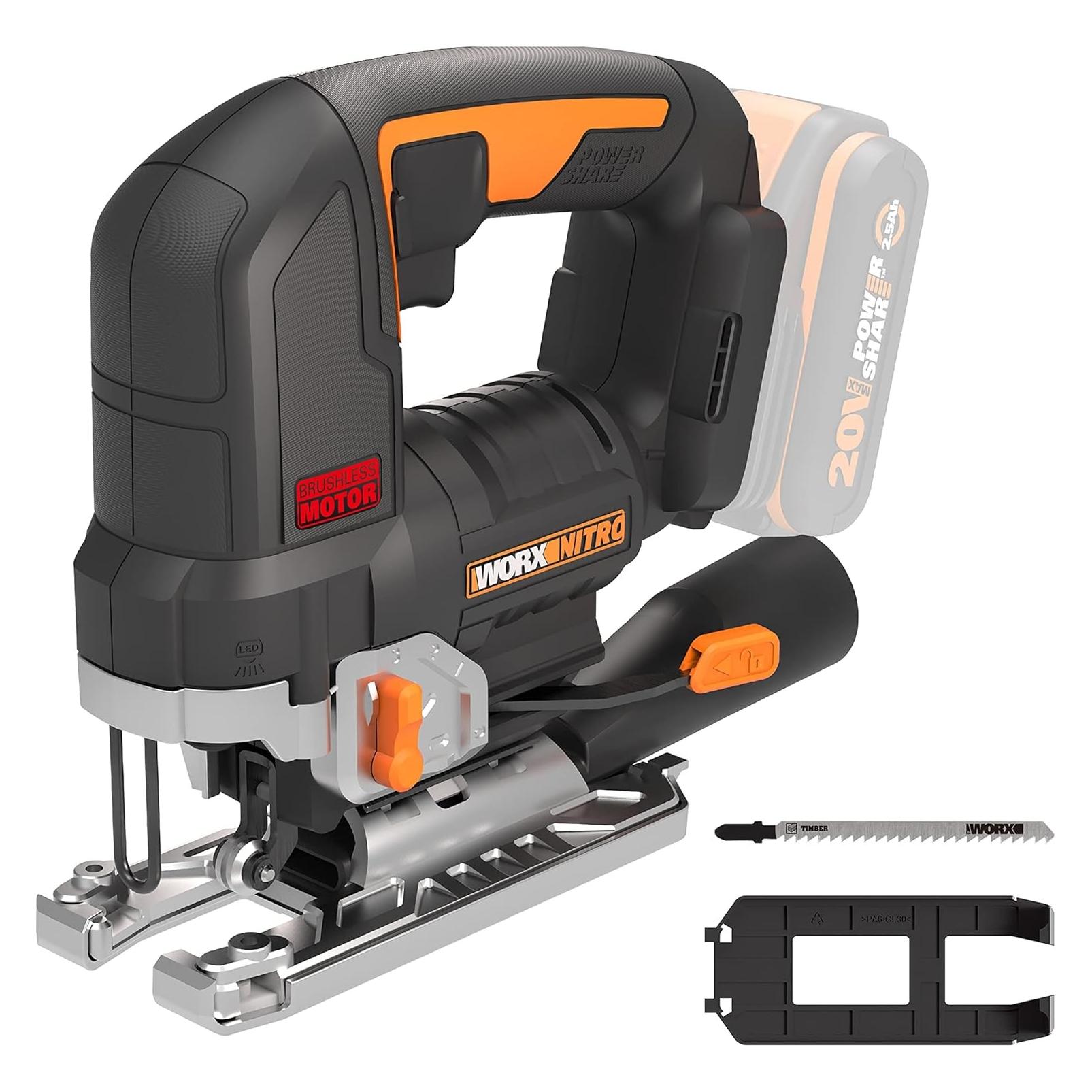 Worx Akku-Stichsge WX542.9, ohne Akku und Ladegert (WX542.9)