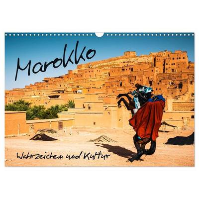 Marokko – Wahrzeichen und Kultur (Wandkalender 2026 DIN A3 quer), CALVENDO Monatskalender