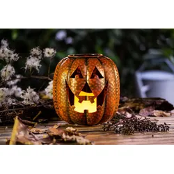 I-Glow LED Outdoor Dekokürbis "SPOOKY"