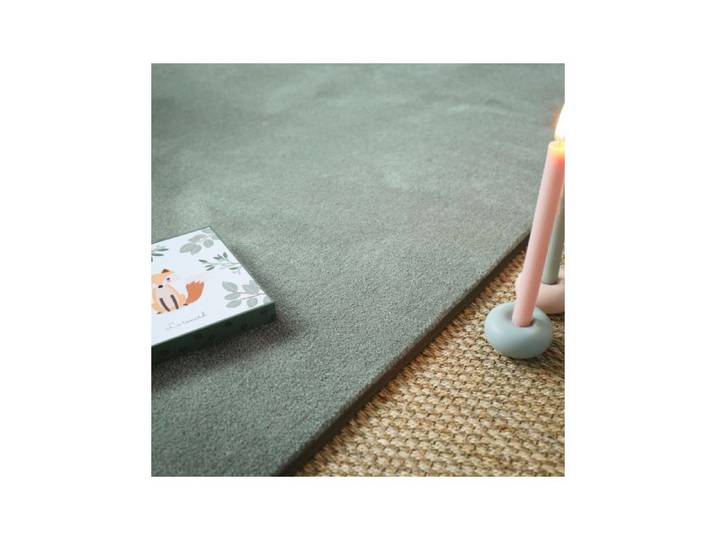 Tapis doux - Hypnose Xanadu - Galon vert olive - 250 x 350 cm