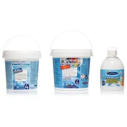 AQUA CLEAN PUR Wäschepflege Set 1kg Vollwaschmittel 1kg Zauberpulver 500ml Weichspüler
