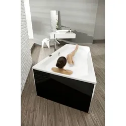 Hoesch Thasos Badewanne 3747.010 linke Ausführung, 175 x 110 cm, weiss