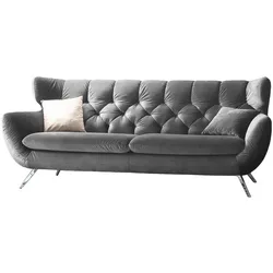 SOFA CHARME Grau Velvet