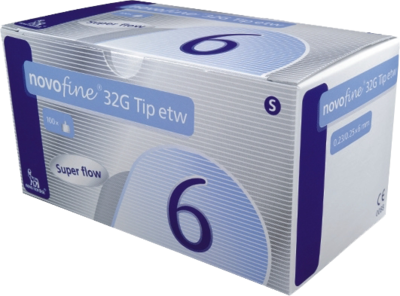 Novo Nordisk Pharma GmbH NOVOFINE Nadeln 32 G 6 mm 100 St 05049790