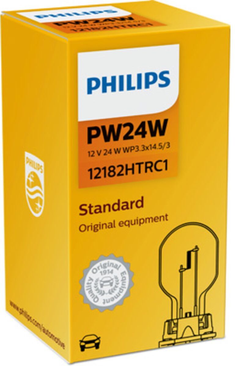Lâmpada secundária PHILIPS PW24W Vision 12V, 24W