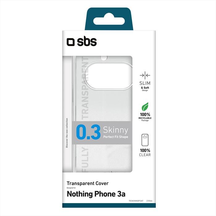 SBS Cover Skinny Per Nothing Phone 3a Teskinnop3at-trasparente