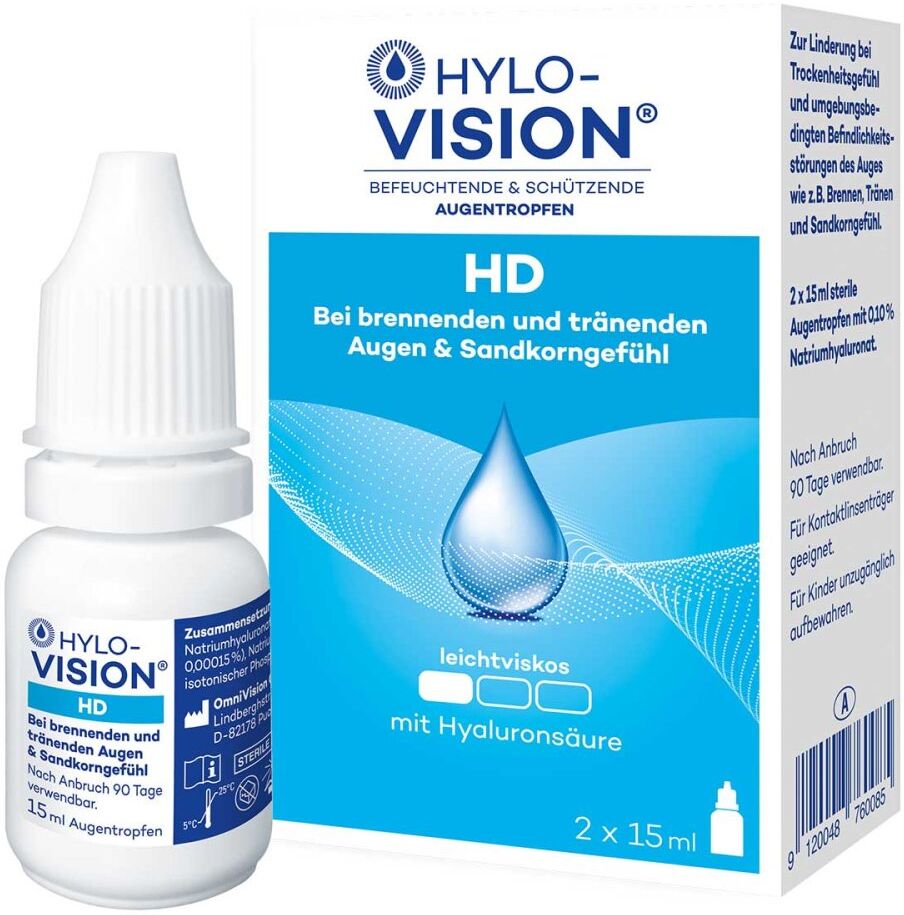 Hylo-Vision HD Augentropfen 2X15ml