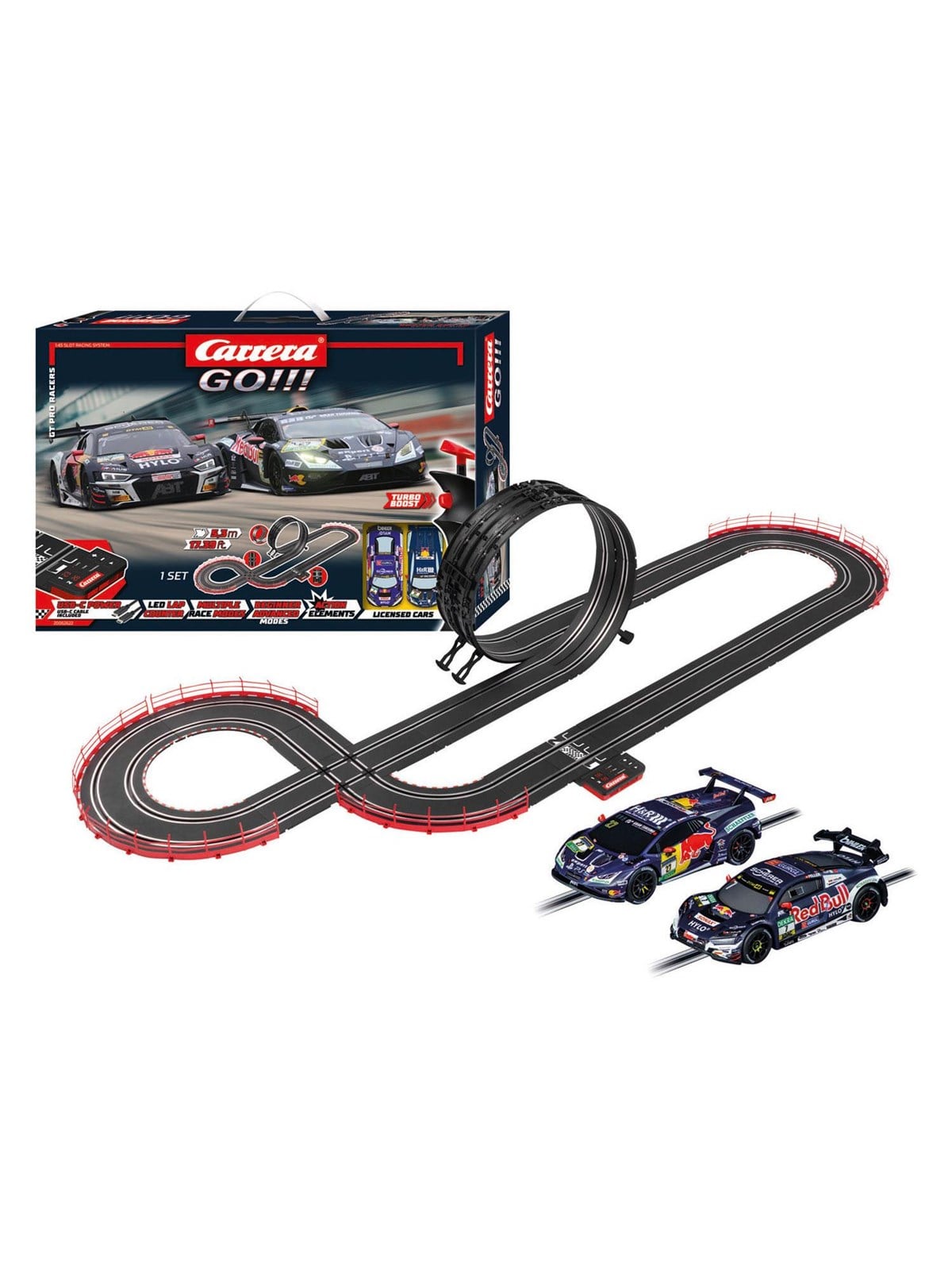 Carrera GO!!!Go!!! Red Bull GT3 Race Track Set