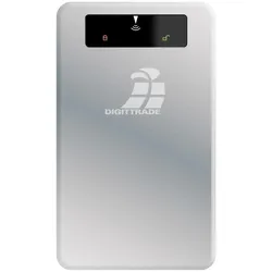 DIGITTRADE RS256 externe Festplatte 4TB HDD verschlüsselt mit Hardware Verschlüsselung, RFID Token, robustes Aluminium Gehäuse