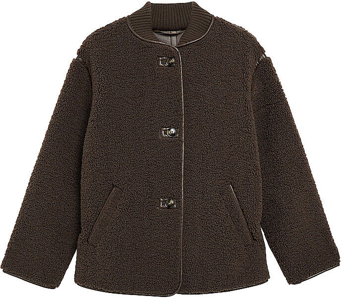 COMMA Jacke in Felloptik  braun   S S